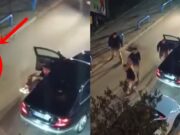 ВИДЕО I Страотна тепачка во Куманово – ги извадија од автомобилот, ги легнаа на асфалтот и ги држеа за вратот