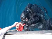 Нуркачка акција за чистење на дното на Охридското Езеро од цврст отпад