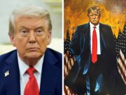 Трамп има нов портрет во Белата куќа, луѓето забележаа морничав детаљ