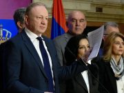 „Ако Вучиќ се плаши од Москва, ние не се плашиме“: Пратениците на ССП и СРЦЕ поднесоа закон со кој ѝ се дозволува на државата да го преземе НИС