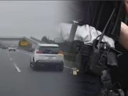 Полицаец возел во спротивна насока и му се заканувал на колега