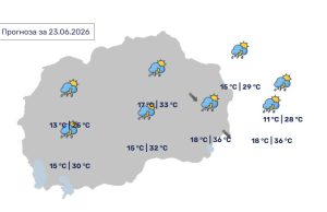 Изутринава топло, попладне пресврт