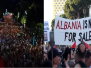 По Србија сега Албанија врие.Илјадници Албанци бараа оставка од Рама на најмасовниот протест досега — не го поштедија ни Бериша