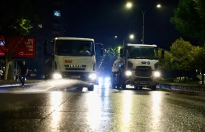 По многу години застој, акција за миење на главните сообраќајници во Чаир