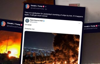 Трамп објави фотографии и видеа од нападот врз Иран синоќа: „Ова е одмазда“