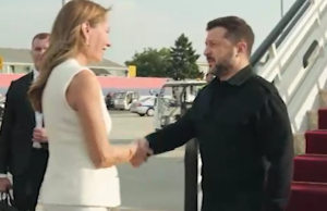 Украинскиот претседател Володимир Зеленски пристигна во Србија